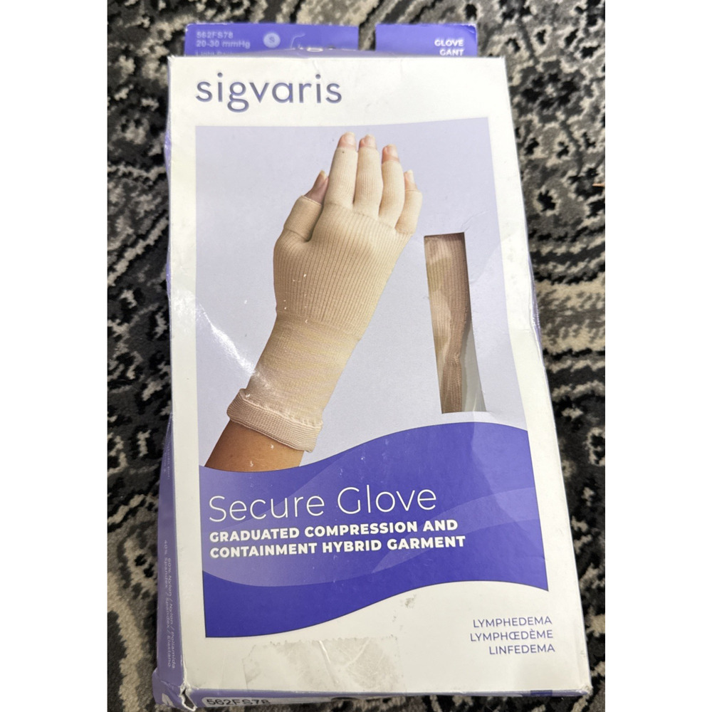 Sigavris Secure Glove, Light Beige, 20-30 MmHg, Small
